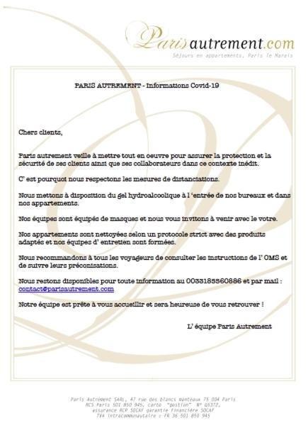 Voyageur Sans Bagage Apartment Paris Bagian luar foto